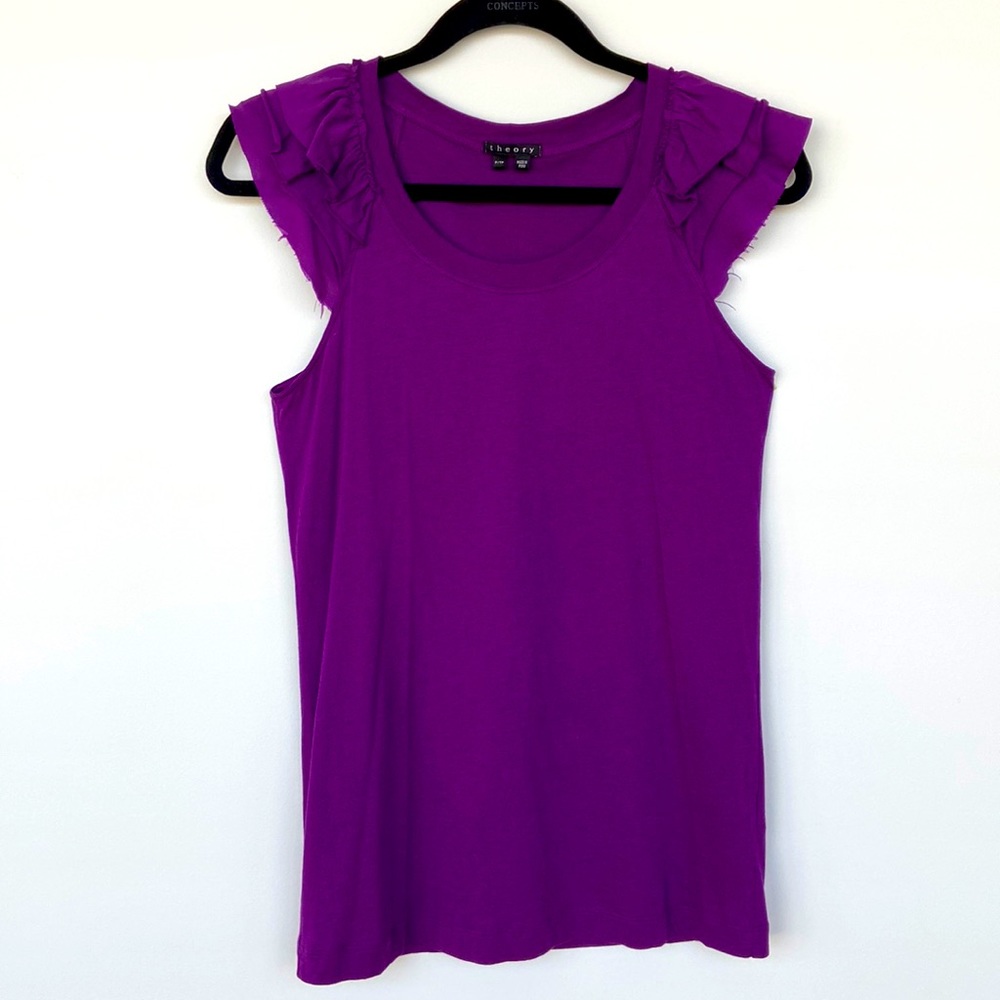 Theory Cap Sleeve Top